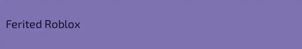 Ferited Roblox